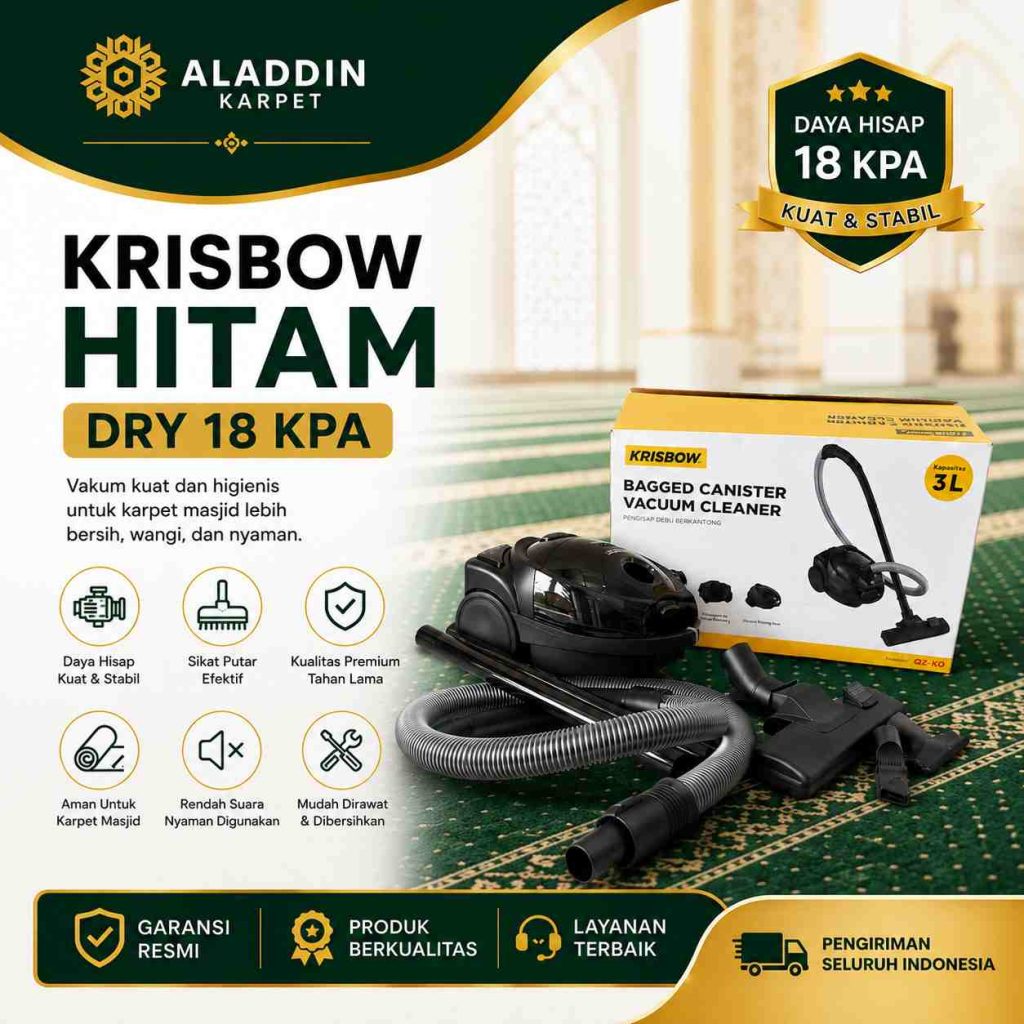 Vacuum Cleaner Krisbow Tegal untuk Kebersihan Ruangan