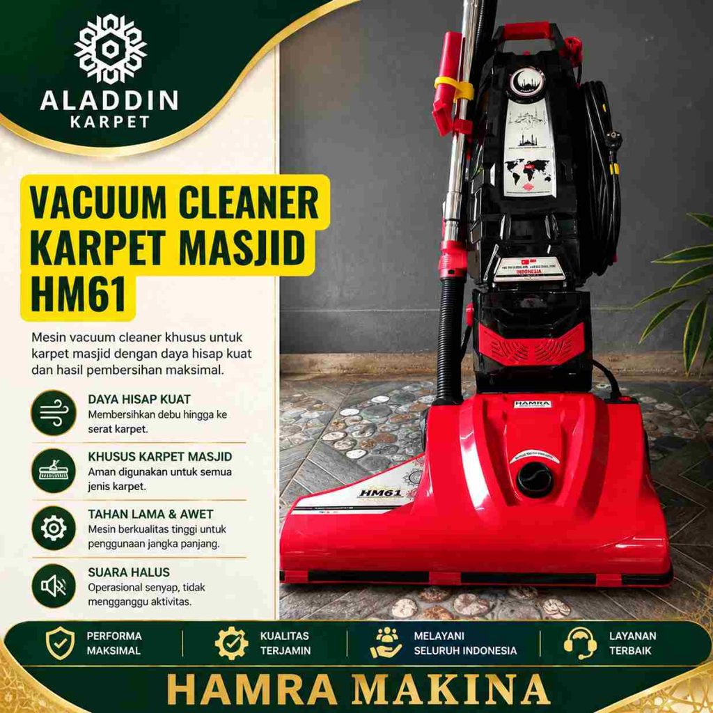 Vacuum Karpet Masjid Tegal Untuk Kebersihan Optimal